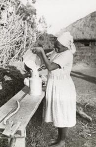 Kikuyu woman photographed by Elspeth Huxley, 1937